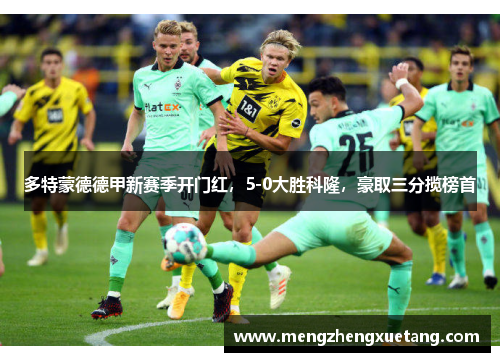 多特蒙德德甲新赛季开门红，5-0大胜科隆，豪取三分揽榜首