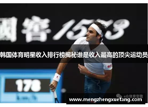 韩国体育明星收入排行榜揭秘谁是收入最高的顶尖运动员